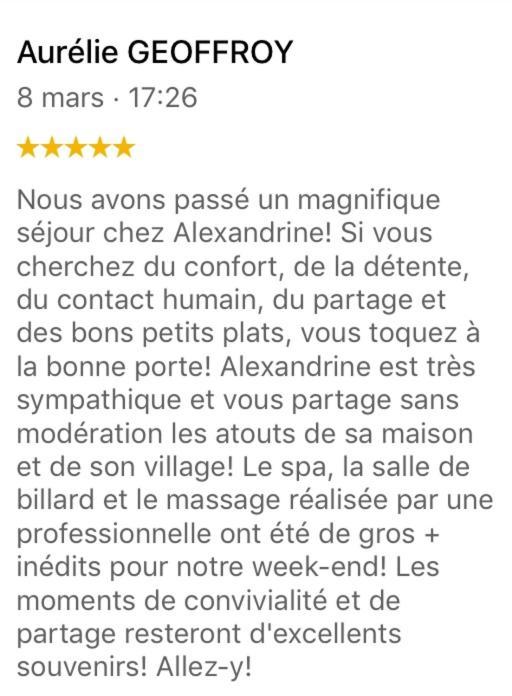 Le Nid D'Alex Spa , Rando Et Table D'Hote Autigny-la-Tour 外观 照片